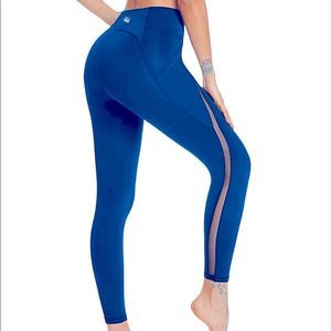 Royal Blue High-Waisted Athletic Leggings